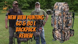 New View Hunting 60L and 80L Hunting Backpacks  Initial Review [upl. by Kohn]