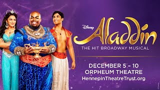 Aladdin  December 510 at the Orpheum Theatre Minneapolis [upl. by Kazmirci]