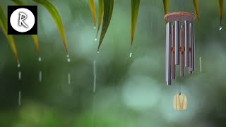 Chimes Rain Thunder amp Wind Ambiance 12 Hours for MeditationSleepRelaxingInsomnia Nature Sounds [upl. by Mallorie]