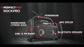 PerfectPro Rockpro High End Stereo Model voor bijna alle werksituaties [upl. by Enailil234]