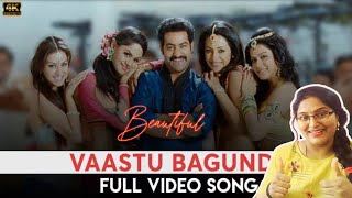 Vaastu Bagunde Song REACTION  Dhamma  NTR  Trisha  Karthika  Boyapati Srinu  MM Keeravani [upl. by Nilo]