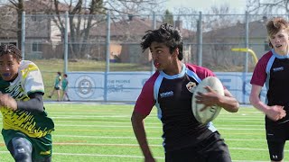 Banting High School Rugby Highlights  Barrie Ontario  April 16th 2024 [upl. by Meagher]