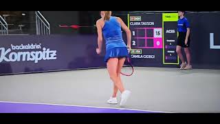 Camila Giorgi vs Tauson 1 set Linz 2024 [upl. by Calida]