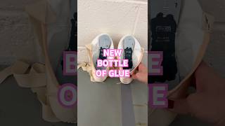 NEW BOTTLE OF GLUE ballerinaballetgluedancerasmrrealitynewpointeshoesroutine [upl. by Hoashis]