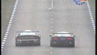 Porsche GT1 versus McLaren F1 GTR Le Mans 1996 [upl. by Ycniuqed482]