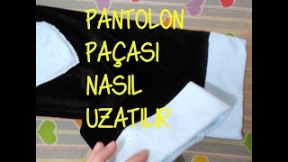 ♻️PİJAMA PAÇASI NASIL UZATILIR [upl. by Ramilahs]