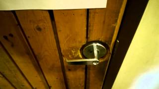 Restroom door lock repair [upl. by Brainard]