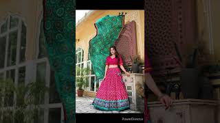 Printed ready to wear lehenga and unstitched blouse with dupatta lehengadesign lehengadress [upl. by Yelnikcm661]