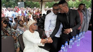 Diamond na Alikiba wakutana uso kwa uso kwenye msiba wa Masogange [upl. by Lucey]