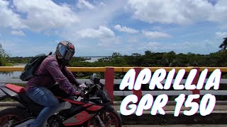 Aprilia GPR 150  First Ride  Exhaust Sound [upl. by Eada]