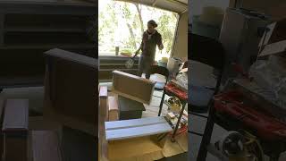 How to paint particle board furniture  Super easy [upl. by Ehsom]