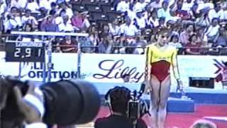 7th Team ESP Elena Romero V  1991 World Gymnastics Championships 9537 [upl. by Ladnik]