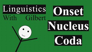 What Are Onset Nucleus and Coda – Syllable Structure – Linguistics With Gilbert  Phonology [upl. by Mahoney]