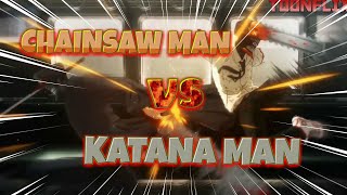 CHAINSAW MAN VS KATANA MAN  FULL FIGHT  ENGLISH DUB  Full HD [upl. by Penelope]