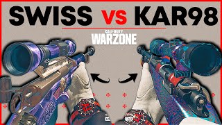 Kar 98K Vs Swiss K31  ¿Cuál es el Mejor Francotirador para Warzone [upl. by Nickola886]