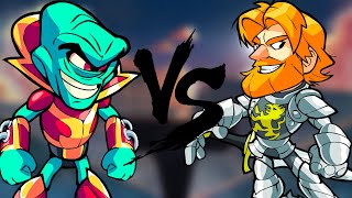 Lord Vraxx Vs Sir Roland In Brawlhalla BEST LANCE LEGENDS [upl. by Barta]