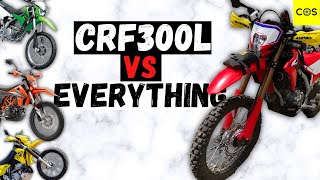 Why I Chose The CRF300L Over The KLX300 DRZ400 KTM690 amp WR250R [upl. by Alastair]