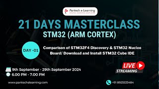 Day 02  Comparison of STM32F4 Discovery amp STM32 Nucleo Board Download and Install STM32 Cube IDE [upl. by Frentz245]