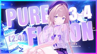 F2P Qingque tries Pure Fiction 34  Version 24  Honkai Star Rail [upl. by Finnegan]