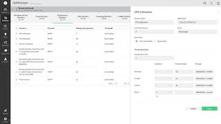 How to configure thresholds on the devices monitored in OpManager [upl. by Kirenoj476]