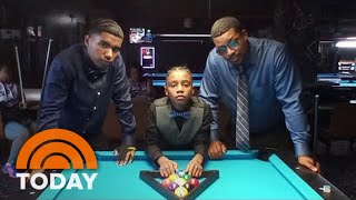 11yearOld Billiards Phenom On What Its Like Being A Pool Shark [upl. by Nnybor617]