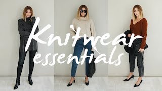 Autumn Knitwear Essentials amp Outfit Ideas [upl. by Bibby]