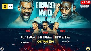 OKTAGON 63 Buchinger vs Nafuka  LIVE STREAM  MMA FIGHNT COMPANION  Slovakia  FULL CARD [upl. by Bordiuk]