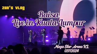 RAISA Full Concert Live In Kuala Lumpur 03112024 [upl. by Kryska]