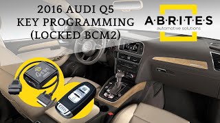 2016 Audi Q5 Key Programming with Abrites [upl. by Yekciv297]