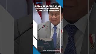 quotJANGAN RAGU TELEPON SAYAquot Pesan Prabowo saat Pamitan ke Menteri Sebelum Pergi Kunker ke 5 Negara [upl. by Eiliak]