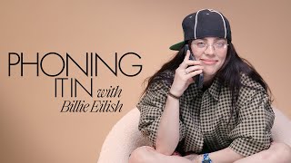 Billie Eilish Prank Calls Margot Robbie Tyler The Creator amp Dakota Johnson  Phoning It In  ELLE [upl. by Newra407]