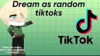 Dsmp react to Dream as Random tiktoksreal I promise [upl. by Bobbi783]