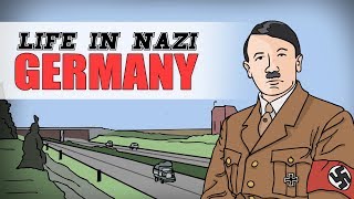 Life in Nazi Germany  Animated History [upl. by Derriey]