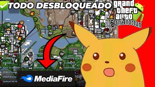 ✅MOD para tener TODO DESBLOQUEADO en GTA SA ANDROID  Misones mapas tiendas armas y más al 100 [upl. by Slin877]