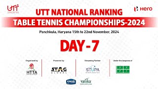 Day7 T2  Morning  UTT National Ranking Table Tennis Championship24 Panchkula  Powered by STUPA [upl. by Feltie]