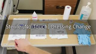 Sterile Dressing Change No Touch technique [upl. by Mandych]