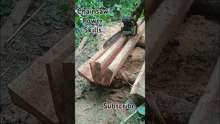 Chainsaw swings beauty full block cutting 3inc 9inc 183cm cuttingwood woodwork shorts video [upl. by Edme913]