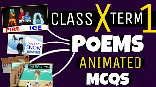 Class 10 english term 1 one shot with MCQs  All poems of first flight in one video for class 10🔥 [upl. by Stedmann]