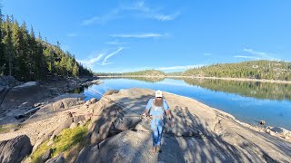 Hiking and Fishing at Pinecrest Lake  Northern California Trout Fishing [upl. by Nonnac]