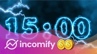 ⚡ Electric Timer ⚡ 15 Minute Countdown  Visit INCOMIFY [upl. by Weider]