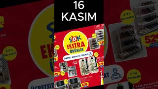 ŞOK EKSTRA ÜRÜNLER 16 KASIM 2024 [upl. by Moitoso]