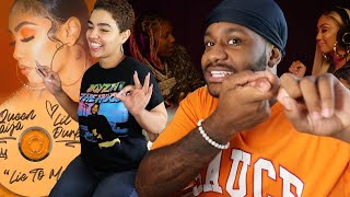 SNEAKY LINK VIBES  Queen Naija  Lie To Me Feat Lil Durk Official Video REACTION [upl. by Cira956]