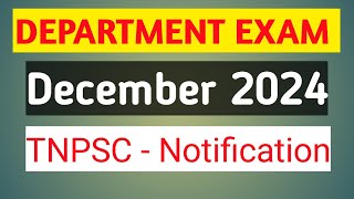 Tnpsc department exam December2024 [upl. by Maurili]