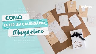 Máquina de Fazer Imãs  DIY Calendário Personalizado de Geladeira  Passo a Passo Fácil na Cricut [upl. by Yearwood639]