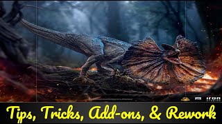 Ark Survival Dilophosaurus Tips Tricks and Upgrades Dinopedia Ep 17 [upl. by Aela672]