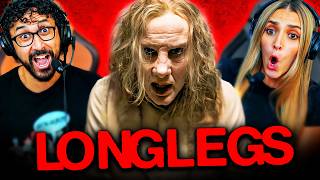 LONGLEGS 2024 MOVIE REACTION Nicolas Cage  Maika Monroe  First Time Watch  Full Movie Review [upl. by Htaek]