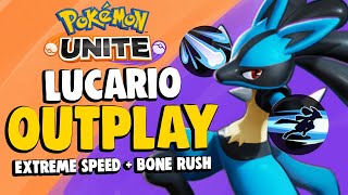 500IQ Lucario EXTREME SPEED  BONE RUSH Outplay shorts [upl. by Cassell]