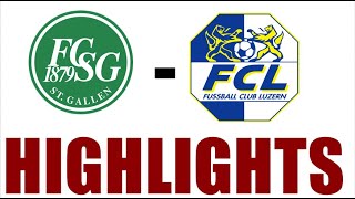 St Gallen  FC Luzern 23 Highlights  Swiss Super League 202425 [upl. by Meris]