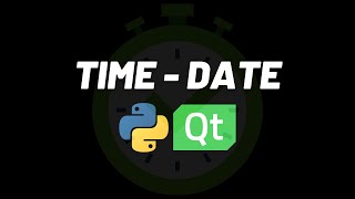 QDate  QTime amp Python PyQt5 Qt Designer [upl. by Duffy]