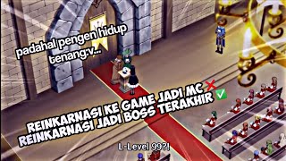 Reinkarnasi Ke Game Jadi Boss Terakhir 😁 JJ Anime [upl. by Kitarp]